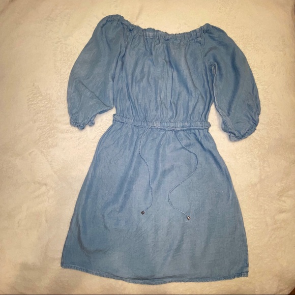 Splendid denim 3/4 sleeve dress - Picture 2 of 6